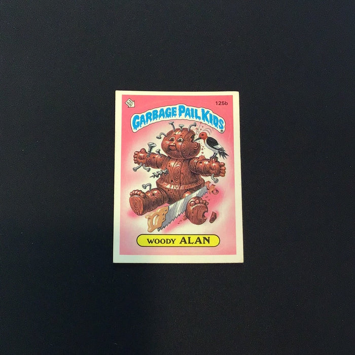 1986 Topps Garbage Pail Kids #125b Woody Alan