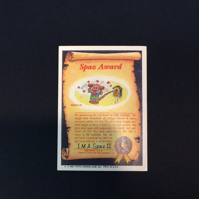 1985 Topps Garbage Pail Kids #42a Patty Putty