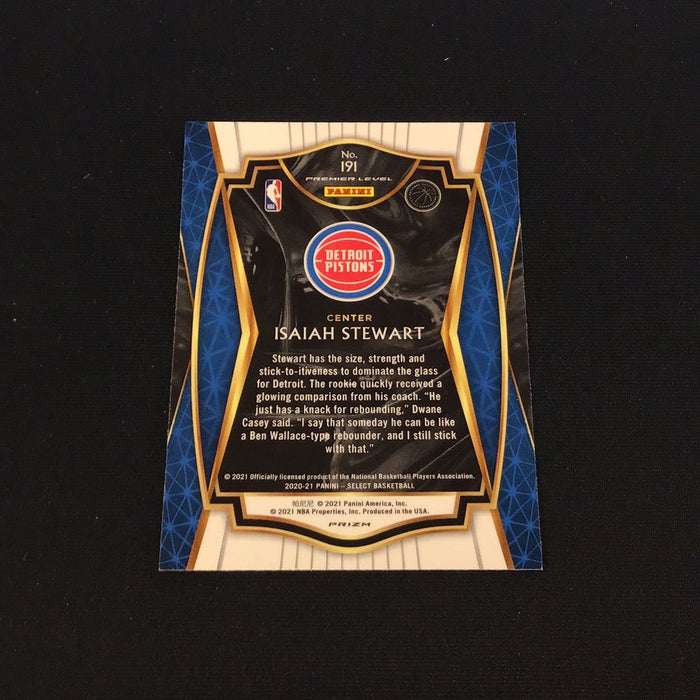 2020-21 Select Blue Retail #191 Isaiah Stewart