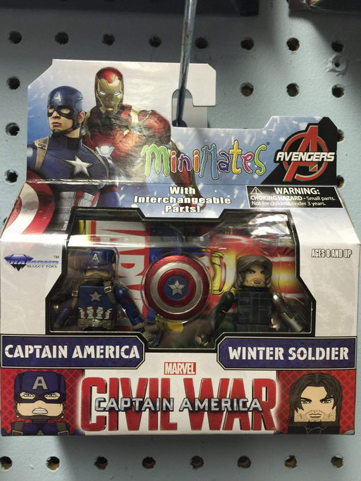 Marvel Minimates Series 66 Captain America with Winter Soldier