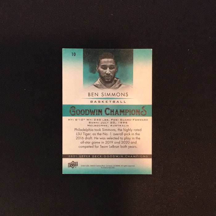 2021 Upper Deck Goodwin Champions #10 Ben Simmons