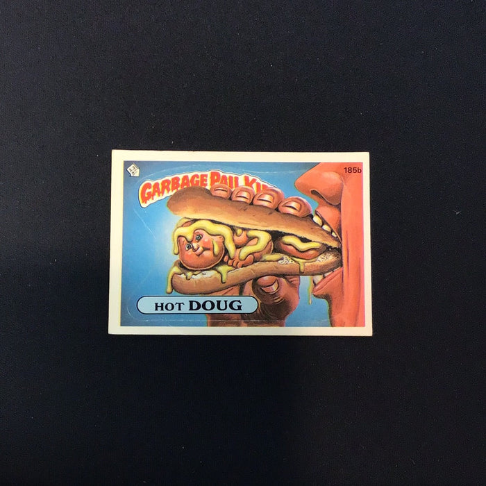 1986 Topps Garbage Pail Kids #185b Hot Doug