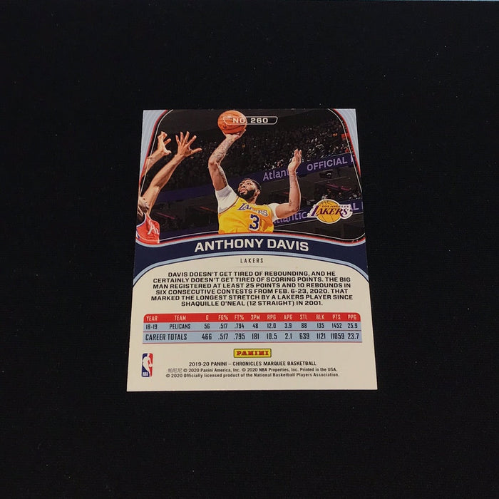 2019-20 Panini Chronicles Pink #260 Anthony Davis/Marquee