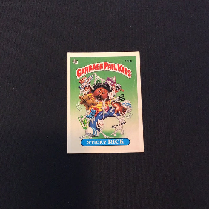 1986 Topps Garbage Pail Kids #123b Sticky Rick