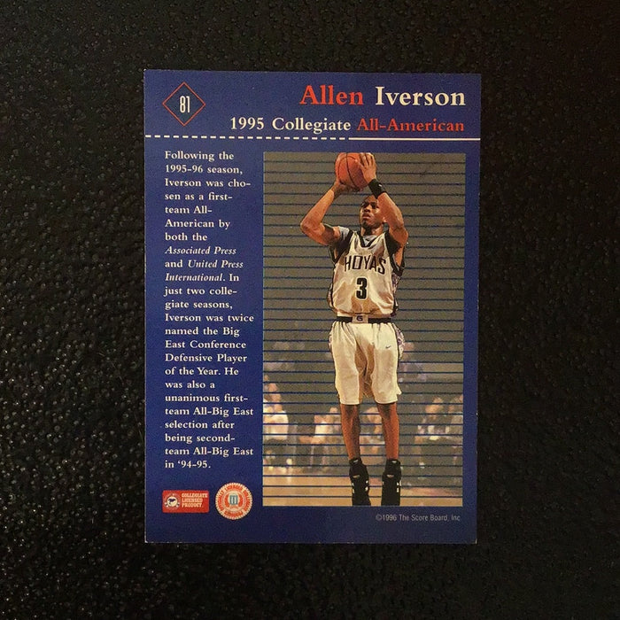 1996 Score Board Rookies #81 Allen Iverson AA