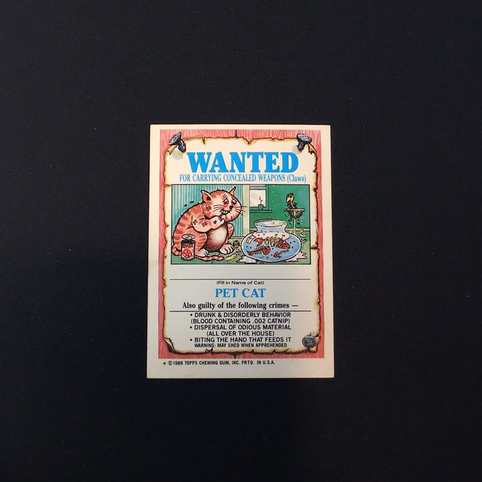 1986 Topps Garbage Pail Kids #158a Meltin' Elton