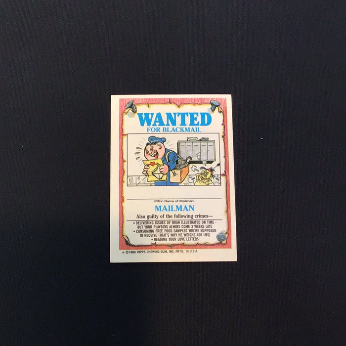 1986 Topps Garbage Pail Kids #129a Second Hand Rose