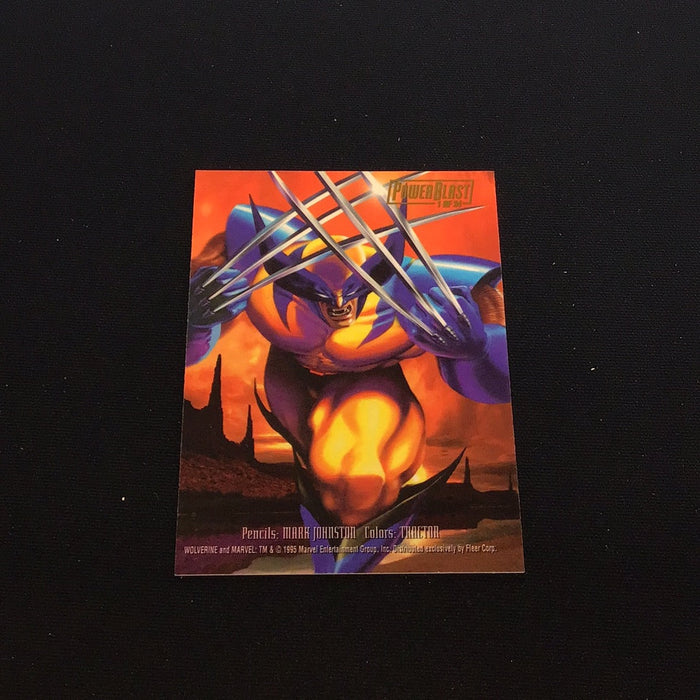 1995 Flair Marvel Annual PowerBlast #1 Wolverine