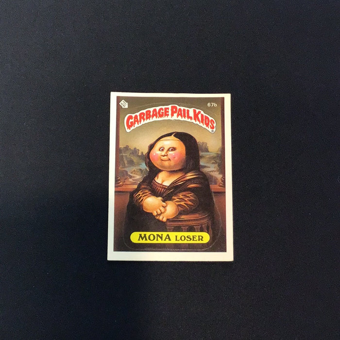 1985 Topps Garbage Pail Kids #67b Mona Loser