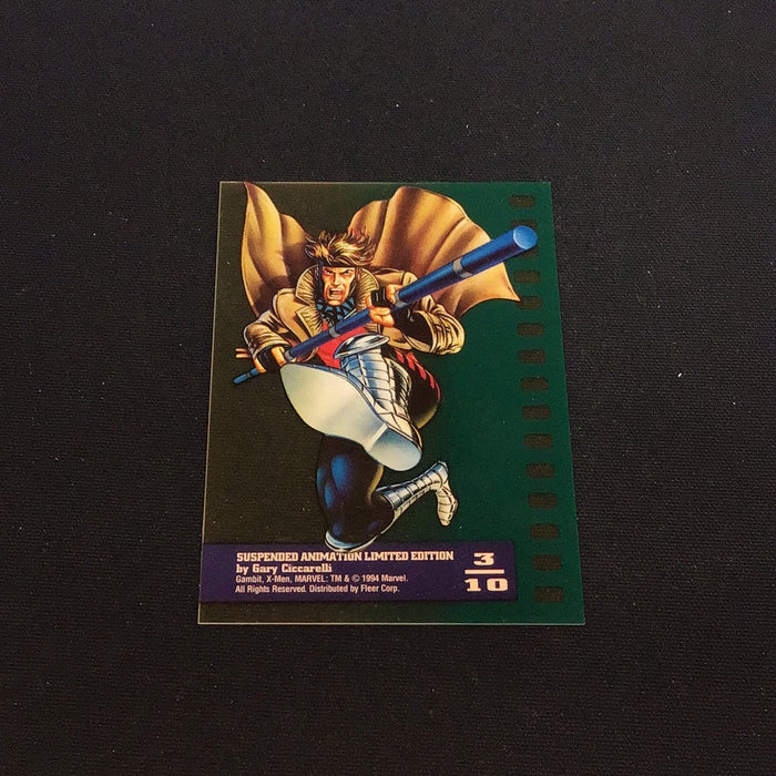 1995 Fleer Ultra X-Men Suspended Animation Cells #03 Gambit