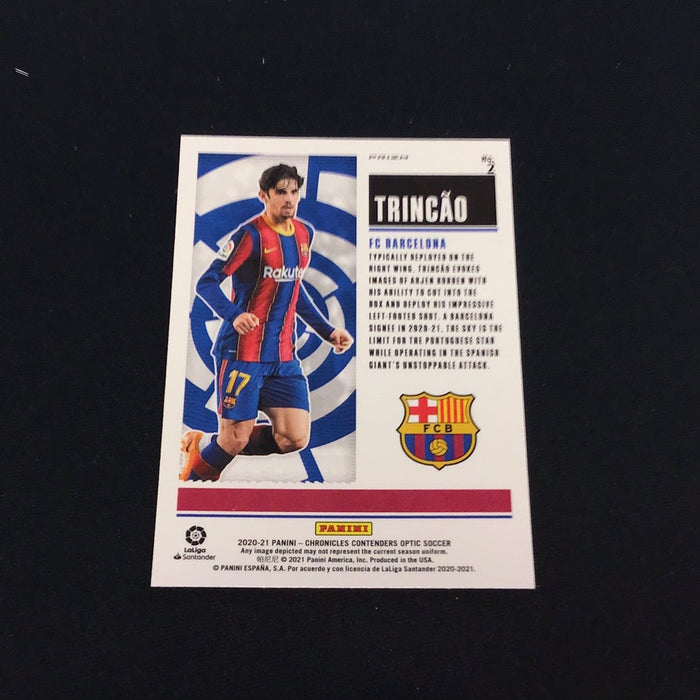 2020-21 Panini Contenders Rookie Ticket La Liga Purple Mojo #2 Trincao