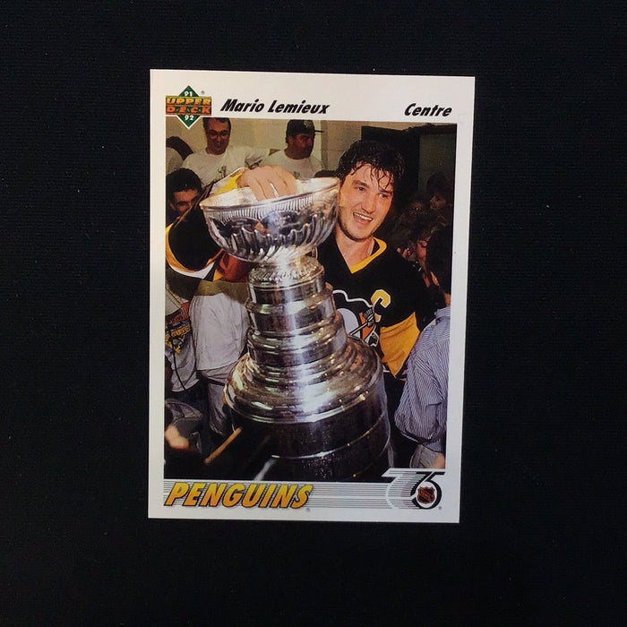 1991-92 Upper Deck French #156 Mario Lemieux
