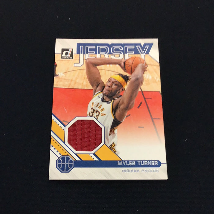 2020-21 Donruss Jersey Series #63 Myles Turner