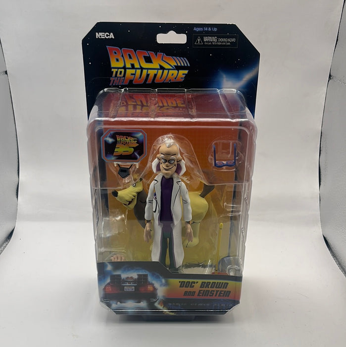 Neca Toony Classics Back to the Future Doc Brown and Einstein