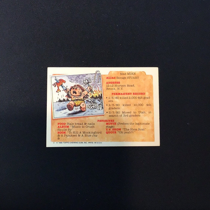 1986 Topps Garbage Pail Kids #174b Repaired Rex