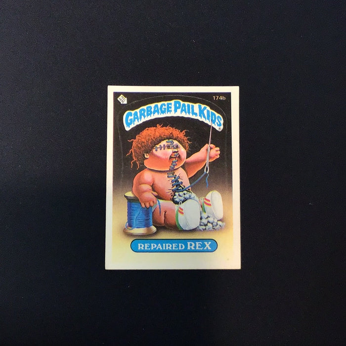 1986 Topps Garbage Pail Kids #174b Repaired Rex