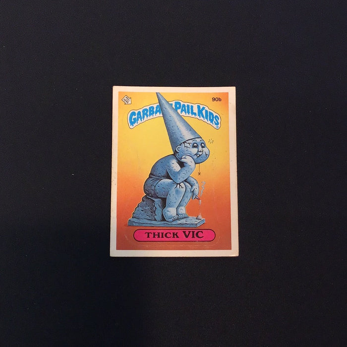 1986 Topps Garbage Pail Kids #90b Thick Vic