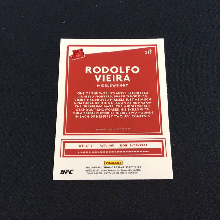 2021 Donruss Optic Rated Rookies UFC #219 Rodolfo Vieira