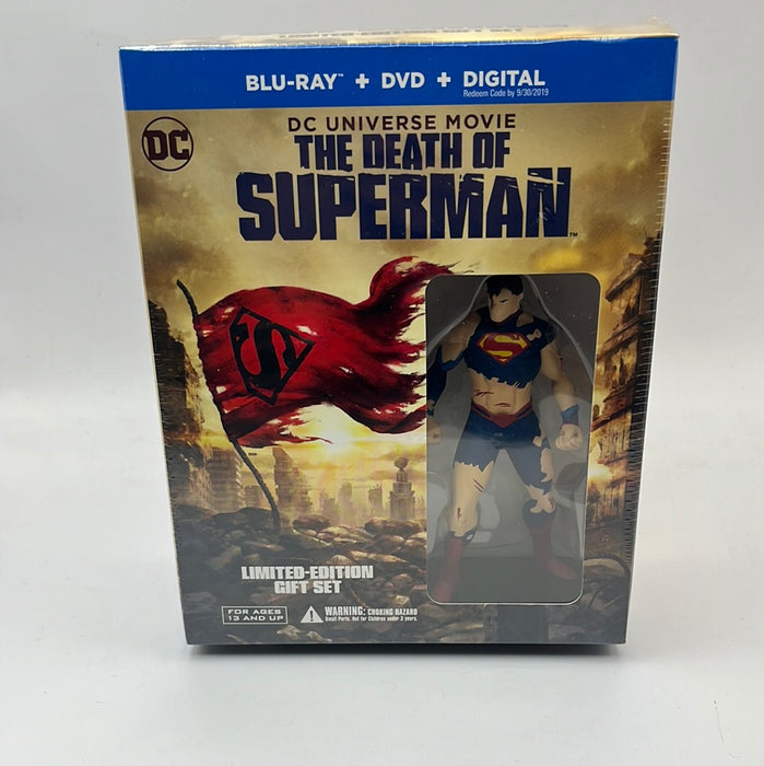 The Death of Superman Blu Ray Limited Edition (With Figure)