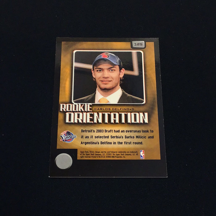 2003-04 Upper Deck Victory Parallel #125 Carlos Delfino