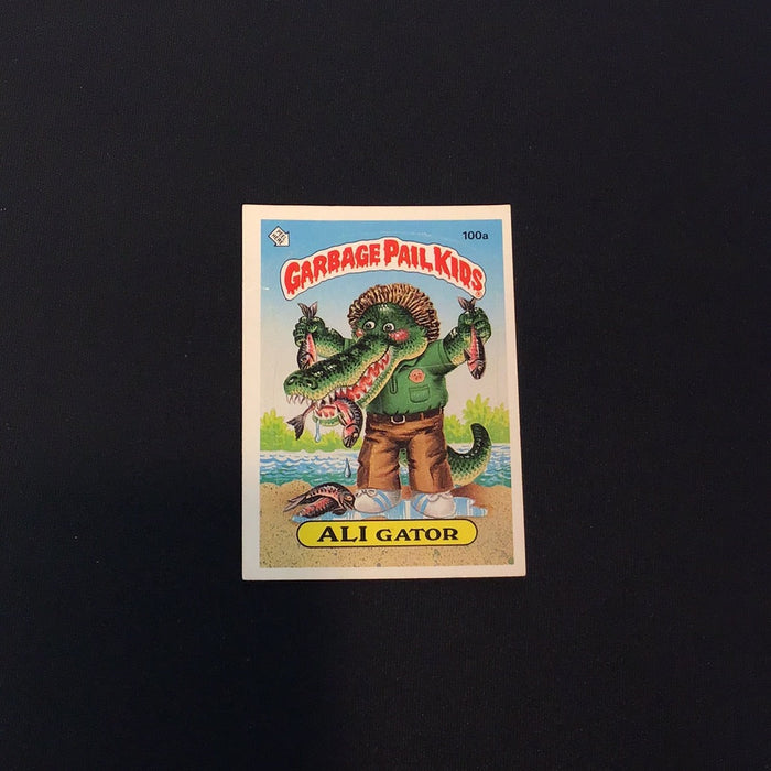 1986 Topps Garbage Pail Kids #100a Ali Gator