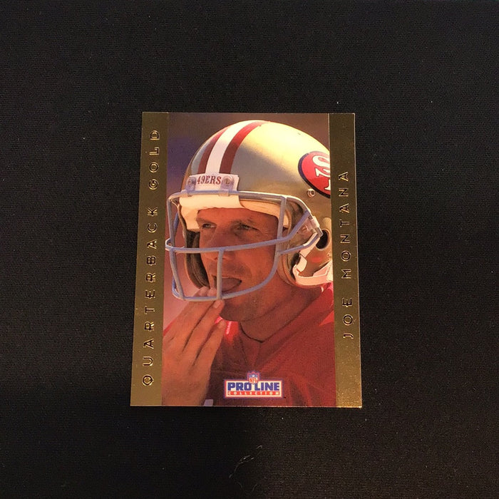 1992 Pro Line Portraits QB Gold #14 Joe Montana