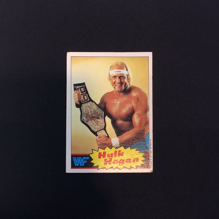 1985 Topps WWF #1 Hulk Hogan RC