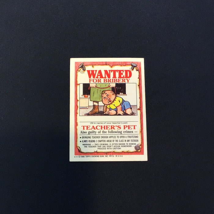 1986 Topps Garbage Pail Kids #108b Fishy Phyllis