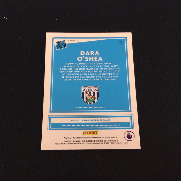 2020-21 Donruss Optic Rated Rookies Premier League Purple Mojo #2 Dara O'Shea