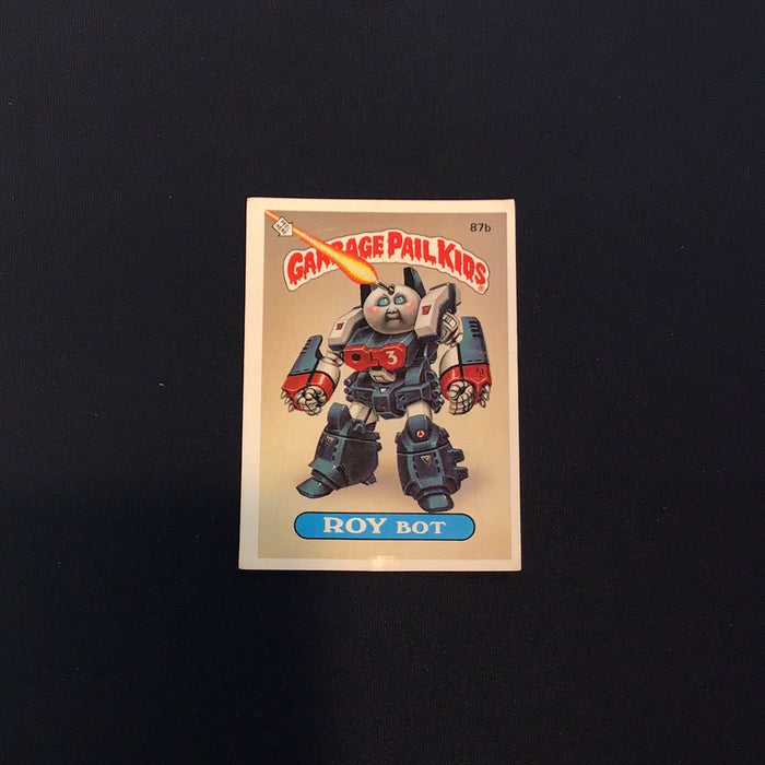 1986 Topps Garbage Pail Kids #87b Roy Bot
