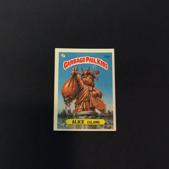 1986 Topps Garbage Pail Kids #113a Alice Island