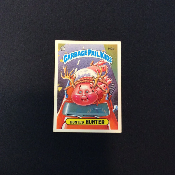1986 Topps Garbage Pail Kids #142b Hunted Hunter