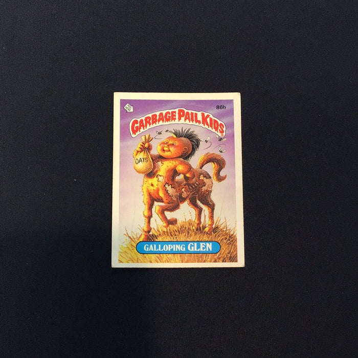 1986 Topps Garbage Pail Kids #86b Galloping Glen