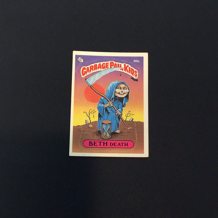 1986 Topps Garbage Pail Kids #94b Beth Death