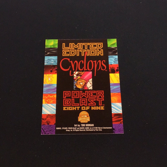 1994 Fleer Marvel Universe V Power Blast Gold #8 Cyclops