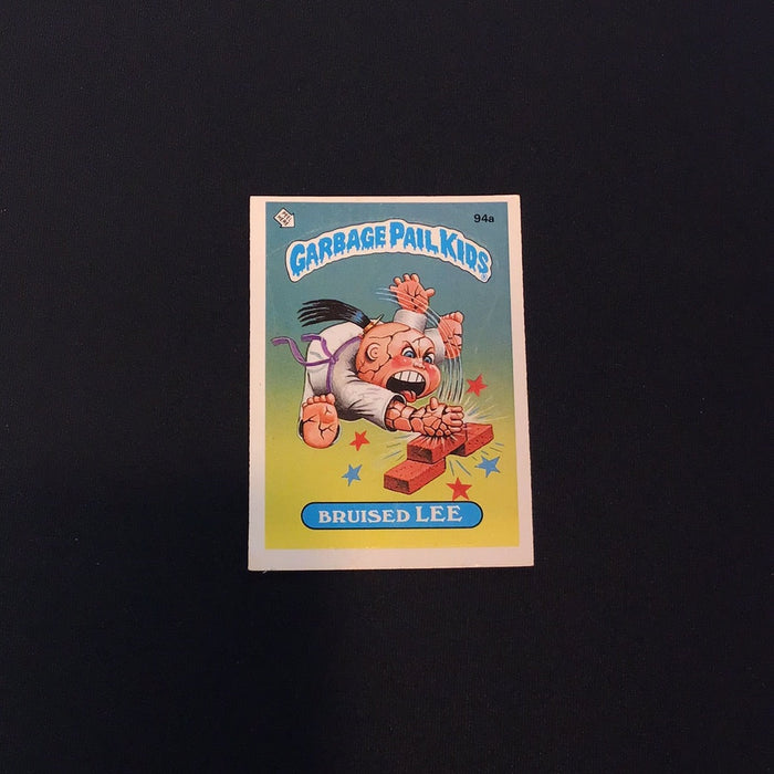 1986 Topps Garbage Pail Kids #94a Bruised Lee