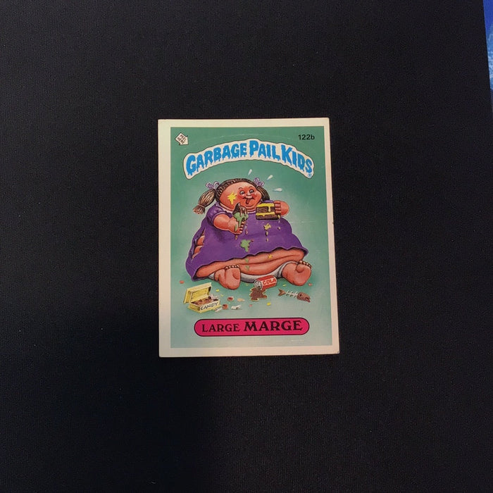1986 Topps Garbage Pail Kids #122b Large Marge