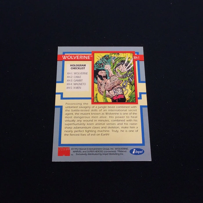 1992 Impel Uncanny X-Men Holograms #XH1 Wolverine