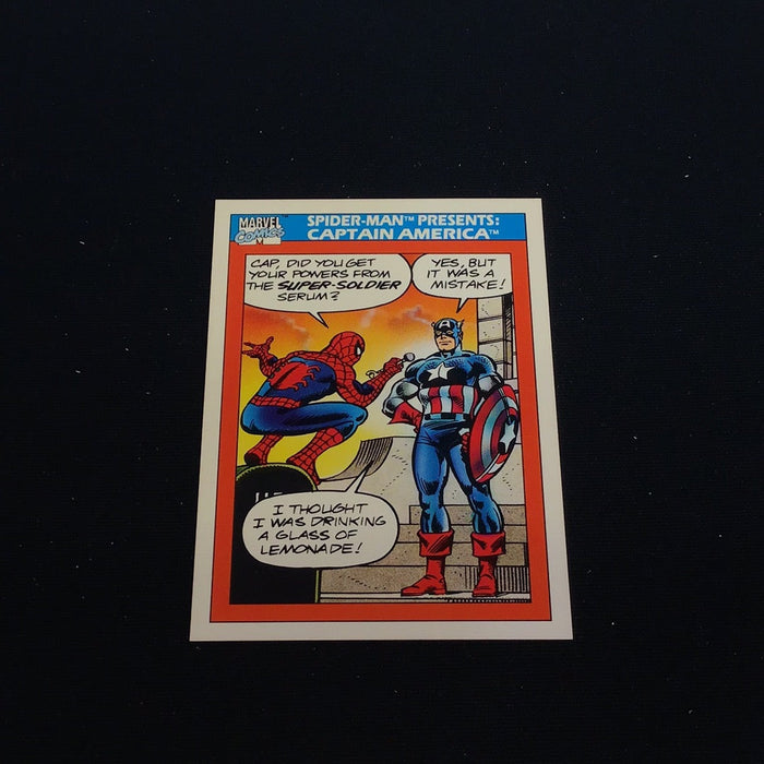 1990 Impel Marvel Universe I #157 Captain America
