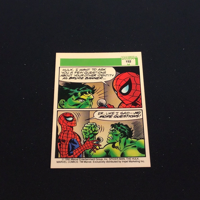 1990 Impel Marvel Universe I #152 The Hulk