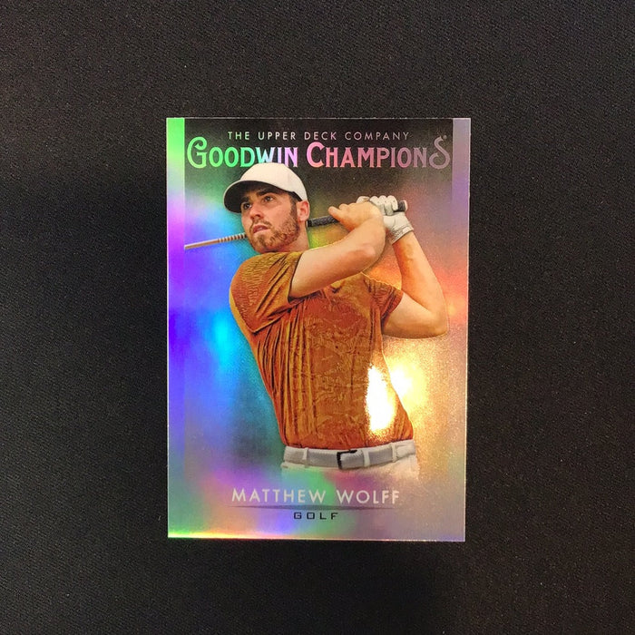 2021 Upper Deck Goodwin Champions #31 Matthew Wolff