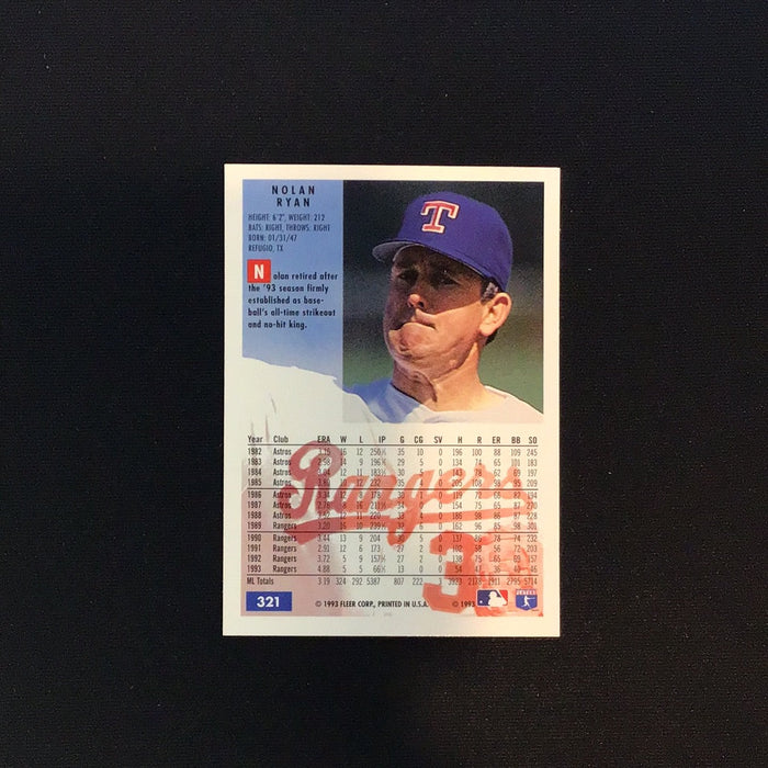1994 Fleer #321 Nolan Ryan