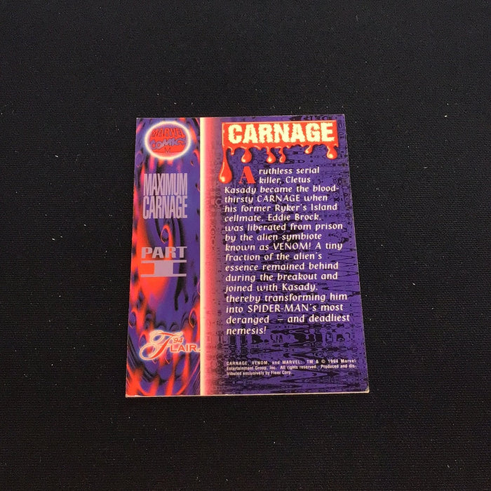 1994 Flair Marvel Annual #104 Maximum Carnage