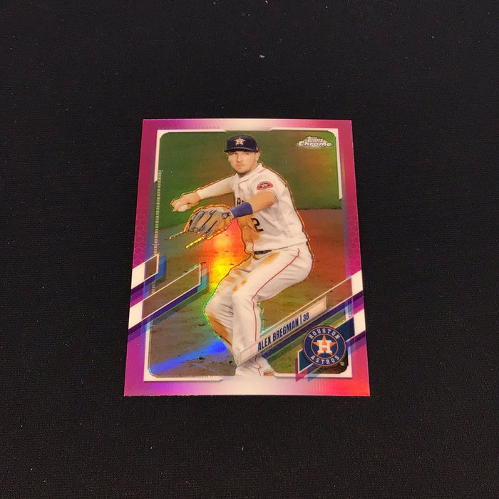 2021 Topps Chrome Pink Refractors #149 Alex Bregman