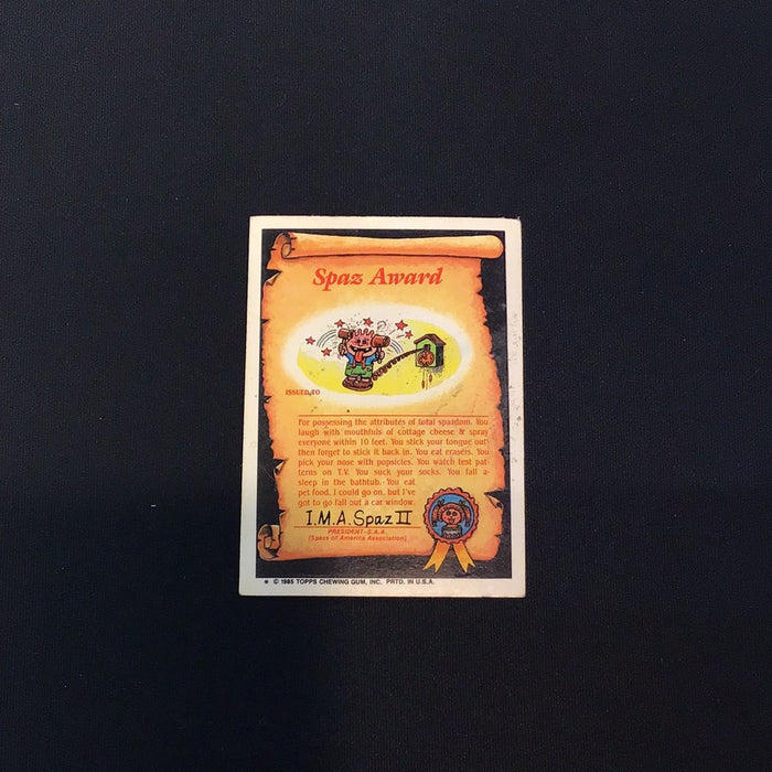 1985 Topps Garbage Pail Kids #74a Mark Bark