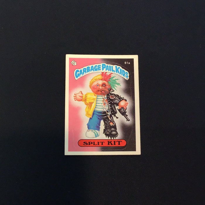 1985 Topps Garbage Pail Kids #81a Split Kit