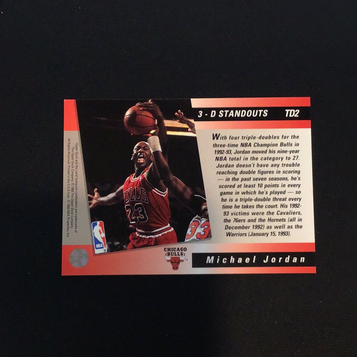 1993-94 Upper Deck Triple Double #TD2 Michael Jordan
