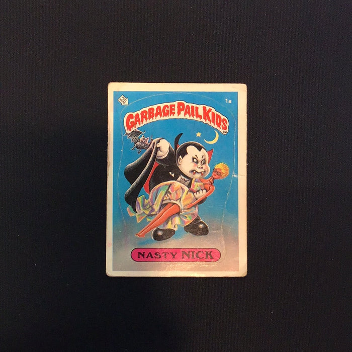 1985 Topps Garbage Pail Kids #1a Nasty Nick