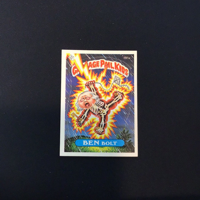 1986 Topps Garbage Pail Kids #191a Ben Bolt