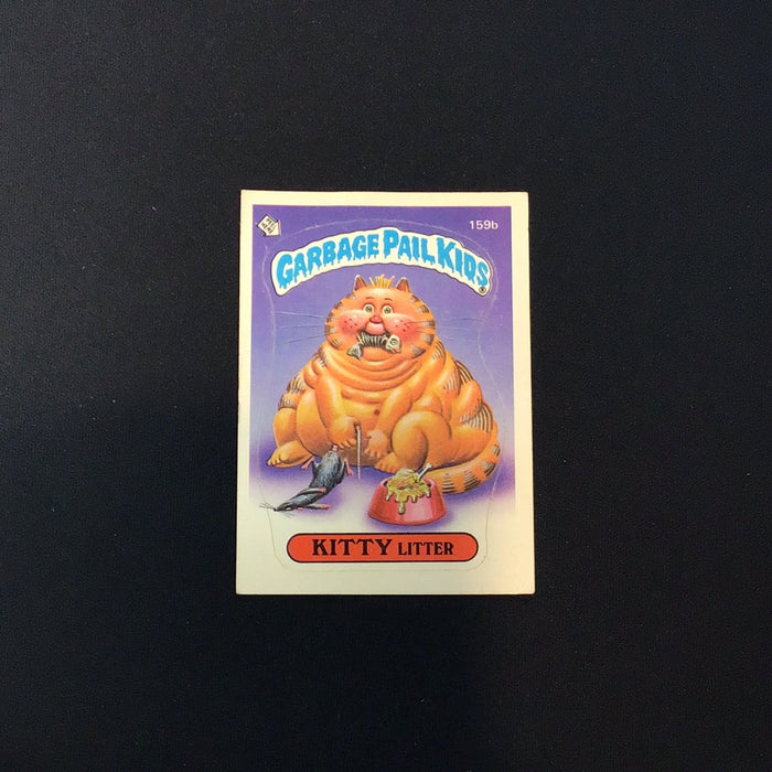 1986 Topps Garbage Pail Kids #159b Kitty Litter